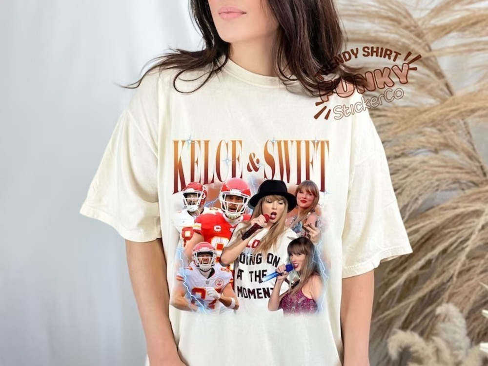 Vintage Taylor Chief Shirt Kelce Swift T-Shirt Travis Eras Tour Fan Gift